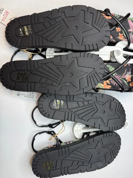 Roxy Women's Brooke Slip-On Flat Sandals Floral Design - Picture 7 of 7